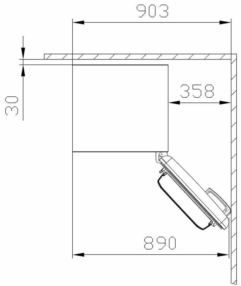 Amica Table Top Kühlschrank KS 15610 R, 87,5 cm hoch, 55 cm breit