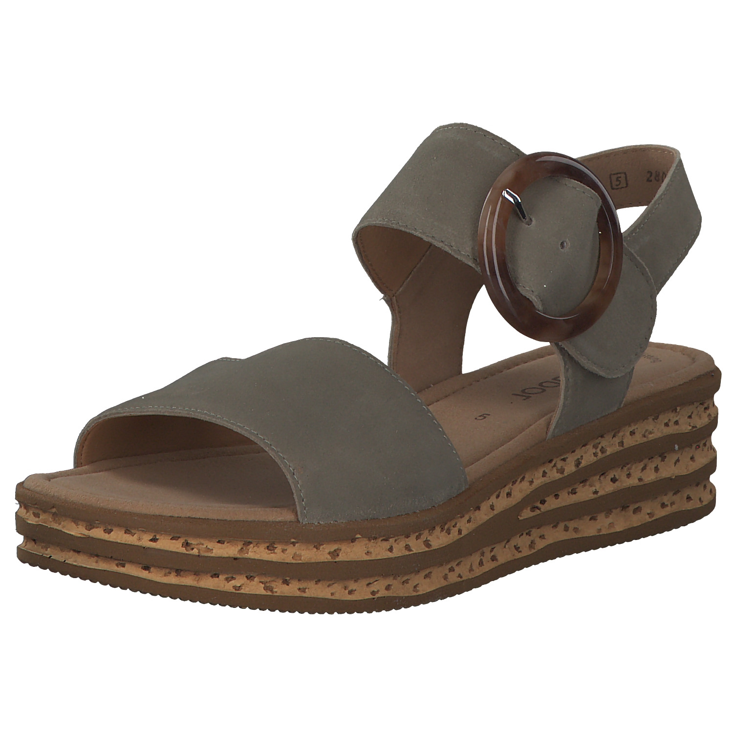 Gabor 84.550, Plateau-Sandaletten, Damen, Braun