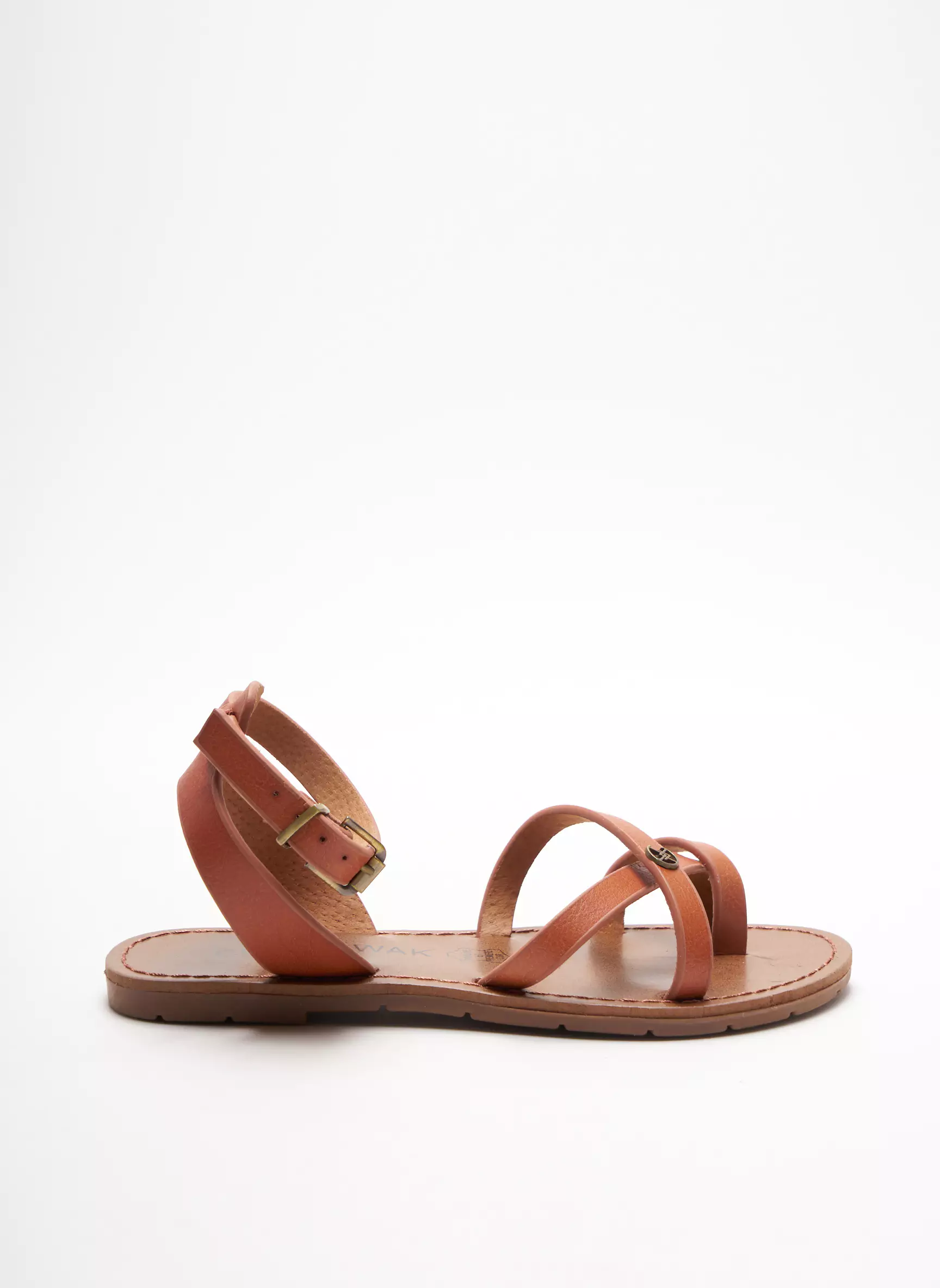 Chattawak Sandales Nu Pieds Enfant couleur marron