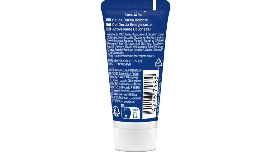 WELEDA FOR MEN Active Fresh Duschgel 20 ml