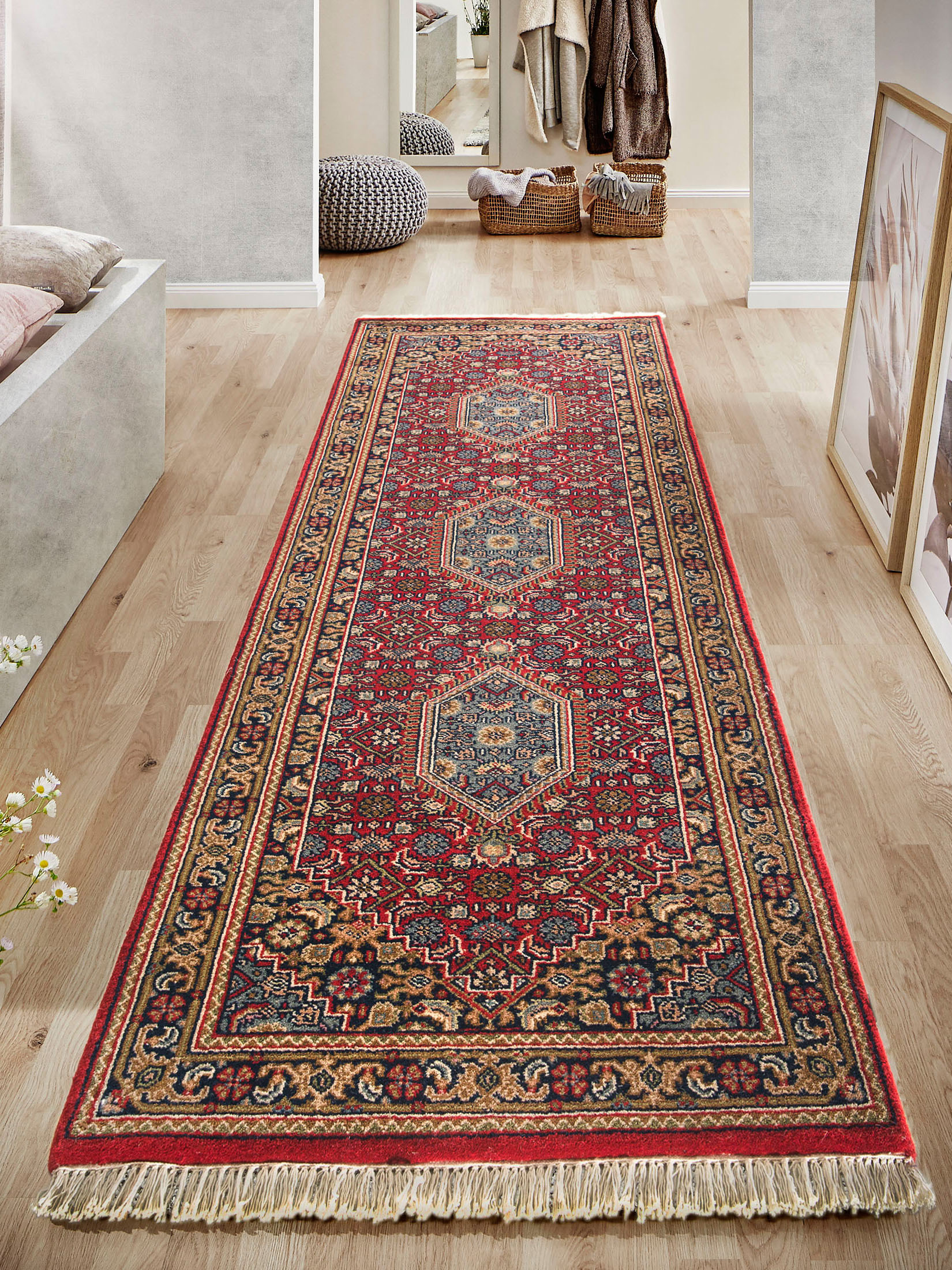 Rawara Bidjar Orient-Teppich, Red