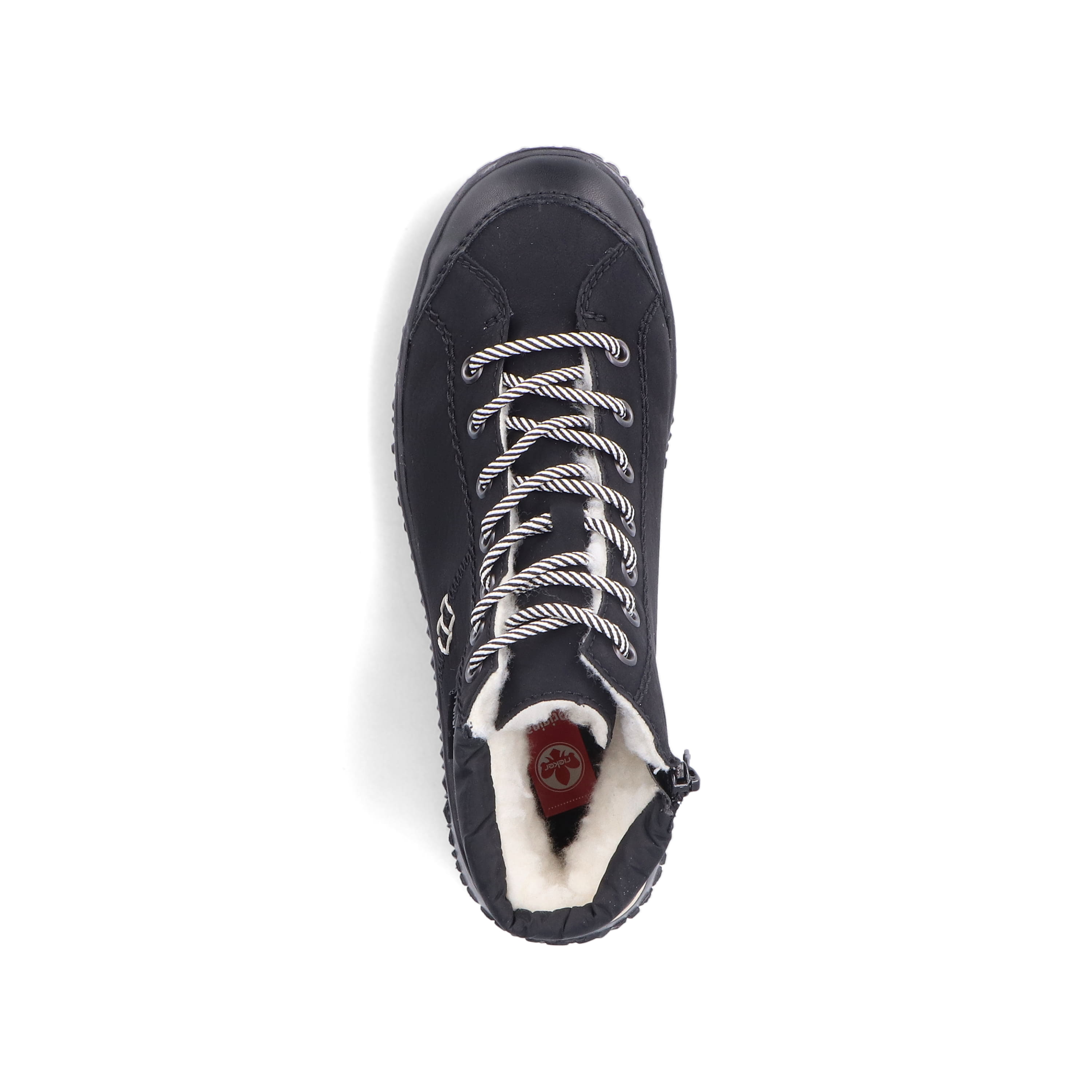 Rieker Damen Schnürschuhe nachtschwarz