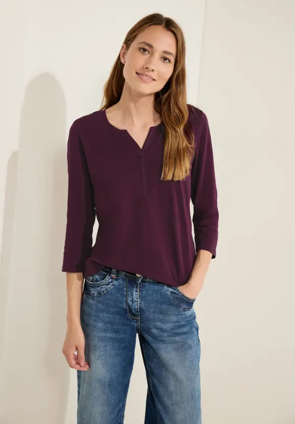 CECIL Tunikashirt in Unifarbe