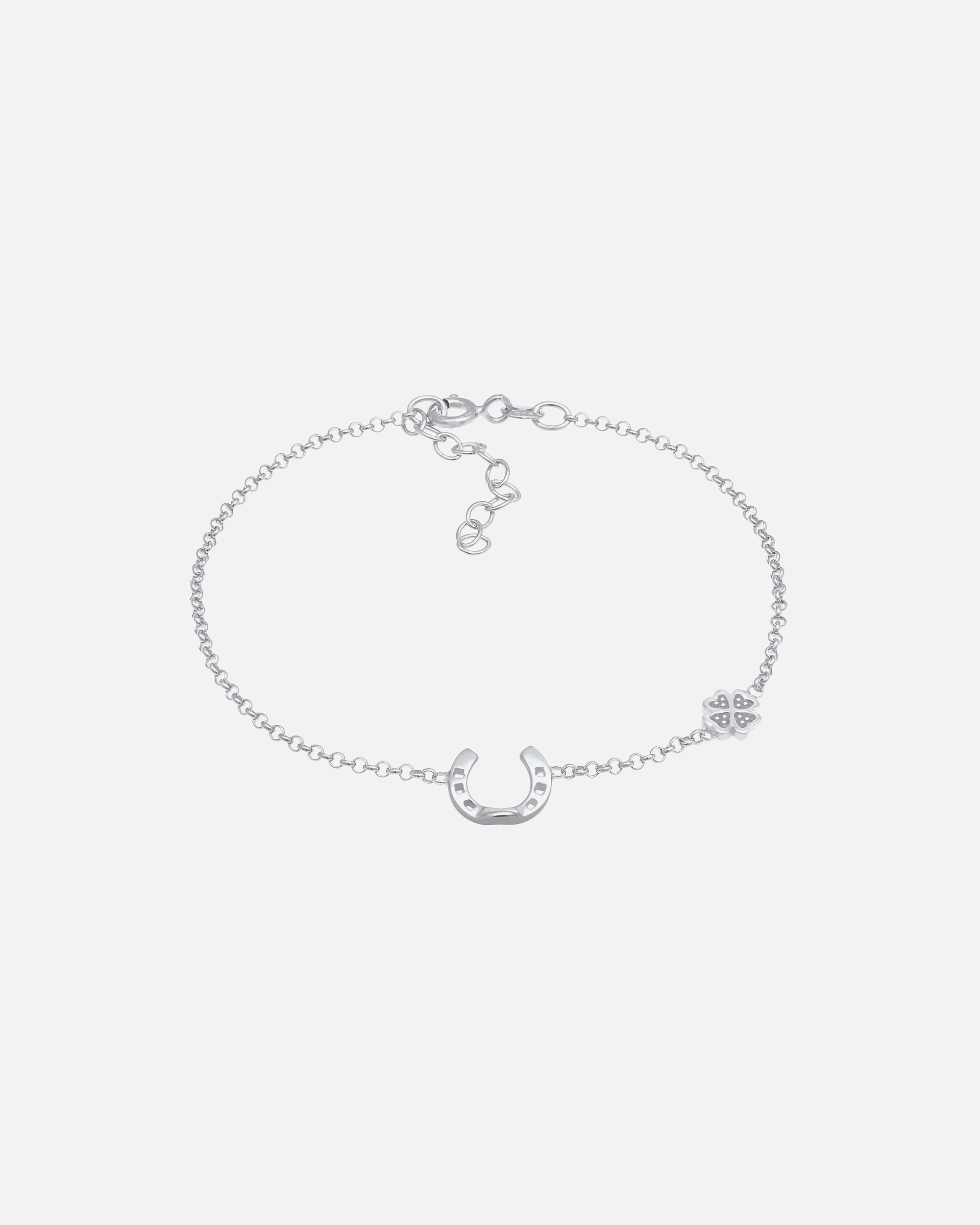 Bracciale da donna Nenalina regolabile a forma di ferro di cavallo con smalto in argento sterling 925.