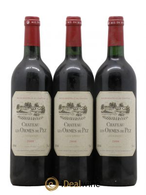 Château les Ormes de Pez  2000 - Lot de 3 Bouteilles