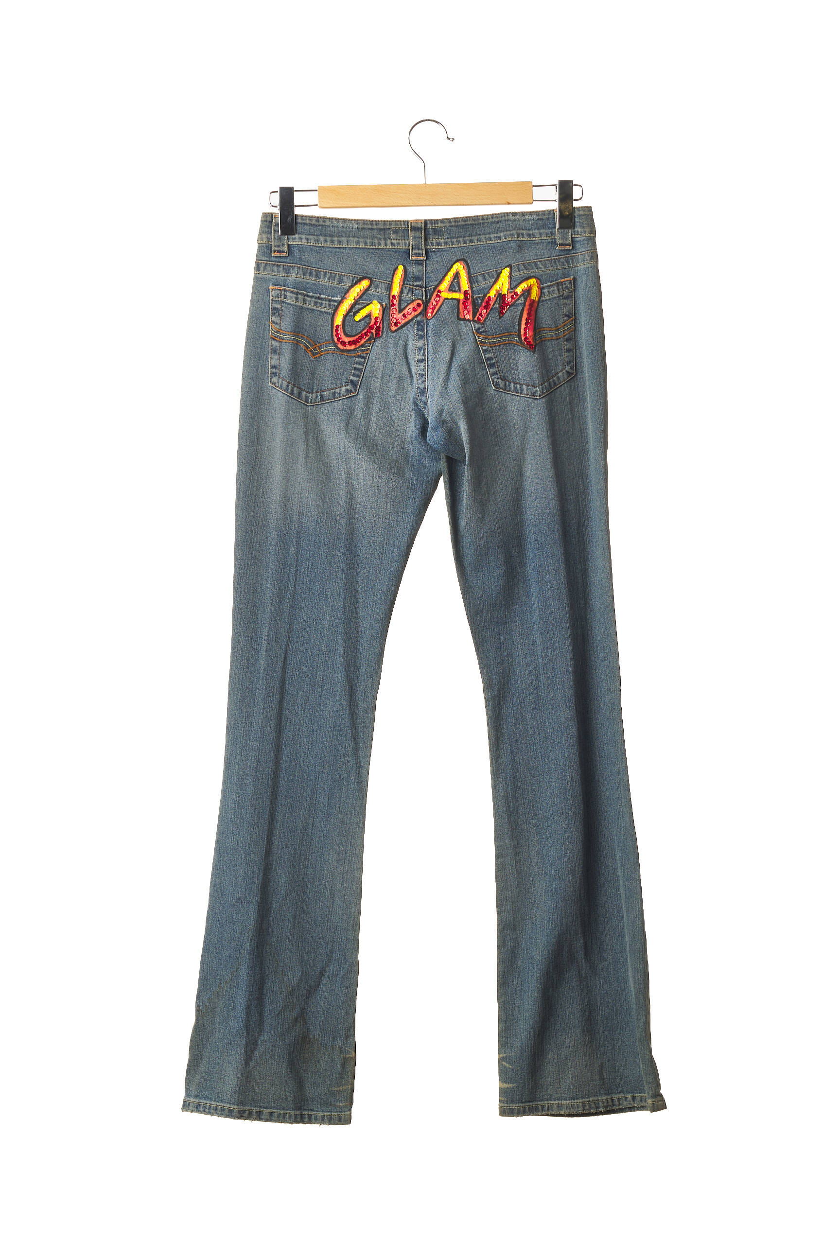 Angelo Marani Jeans Bootcut Femme couleur bleu