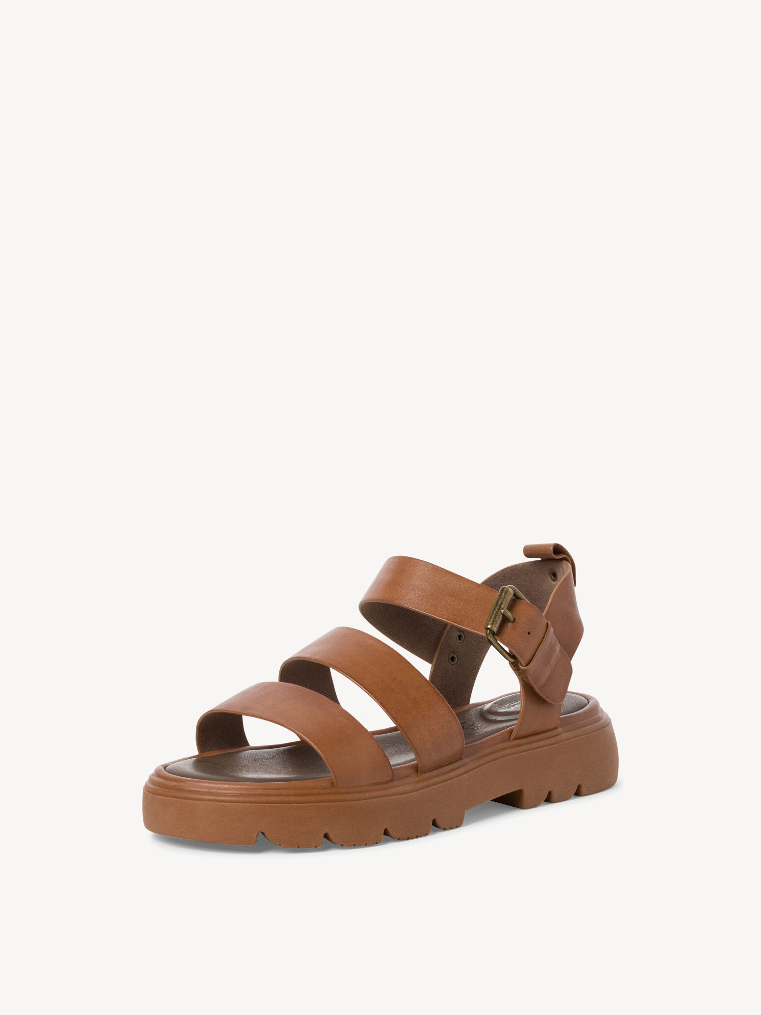 Sandale en cuir - marron