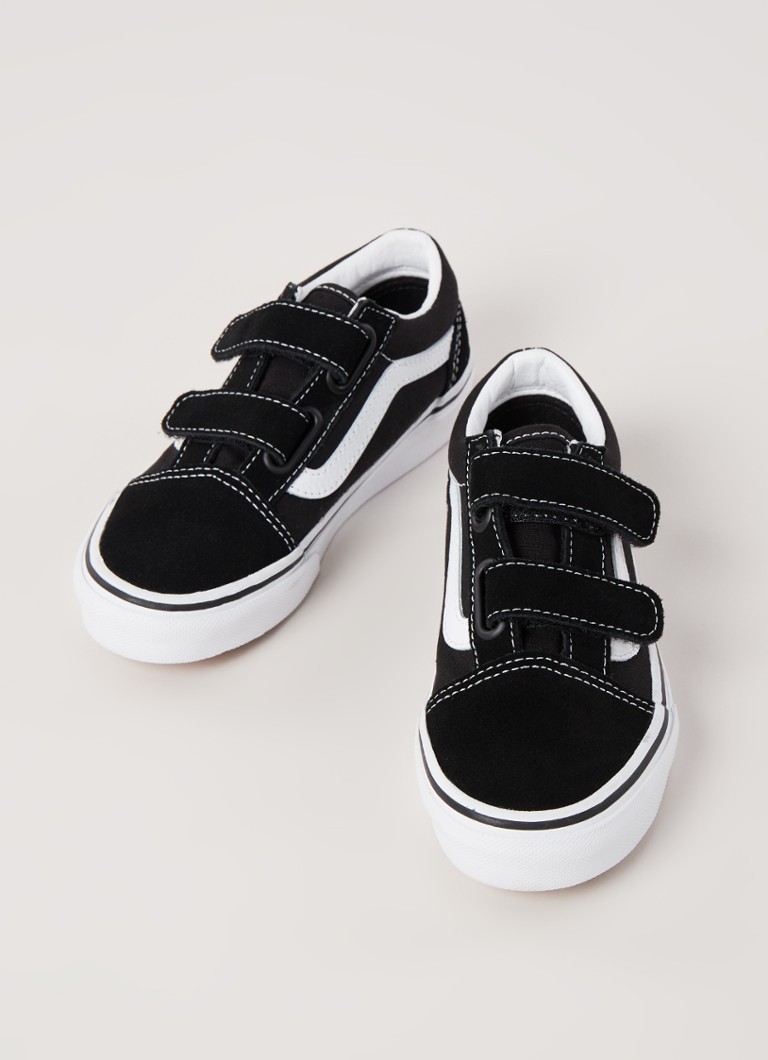 Teniși Vans Old Skool cu detalii din piele întoarsă