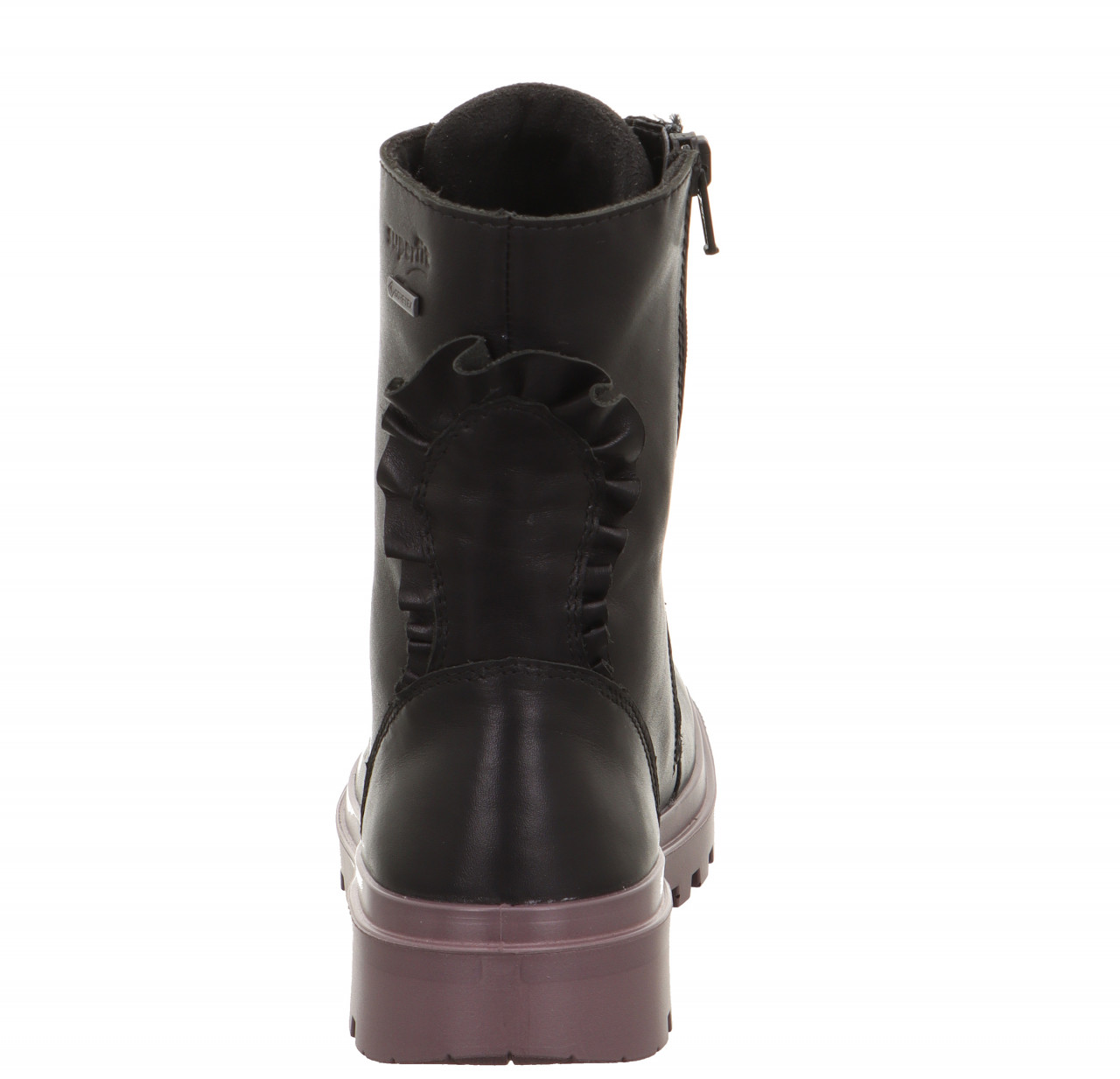 ABBY - Schwarz Boots mit Reißverschluss