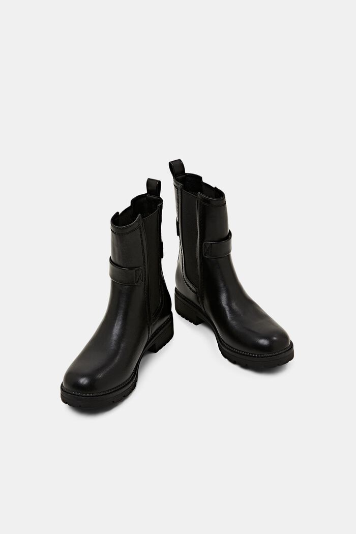 Chelsea Boots aus veganem Leder mit Schließe