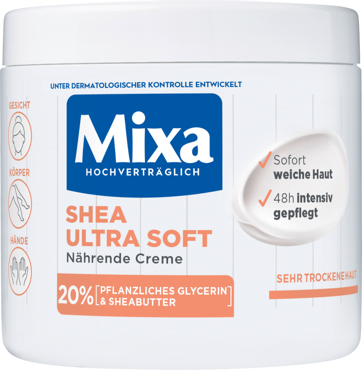 Pflegecreme Shea Intensive, 400 ml
