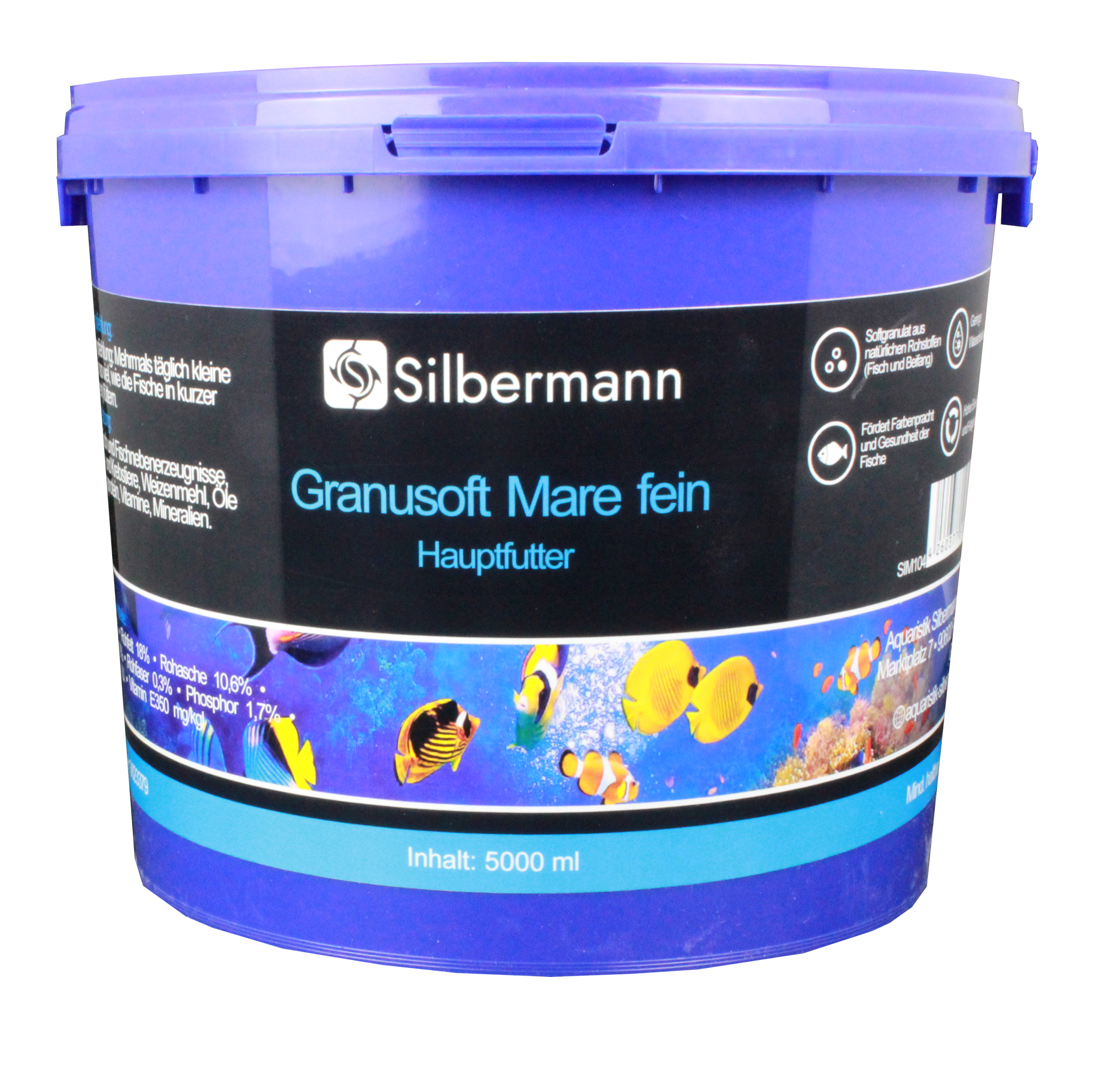 Silbermann Hauptfutter Silbermann Granusoft Mare fein 5 kg
