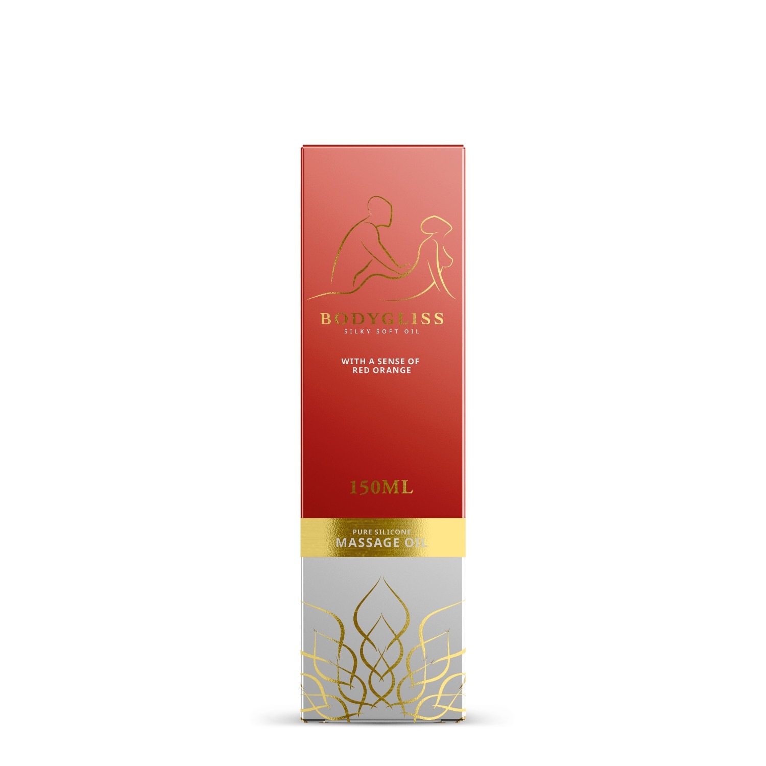 Massageöl und Gleitmittel in 1 Blutorange - 150 ml