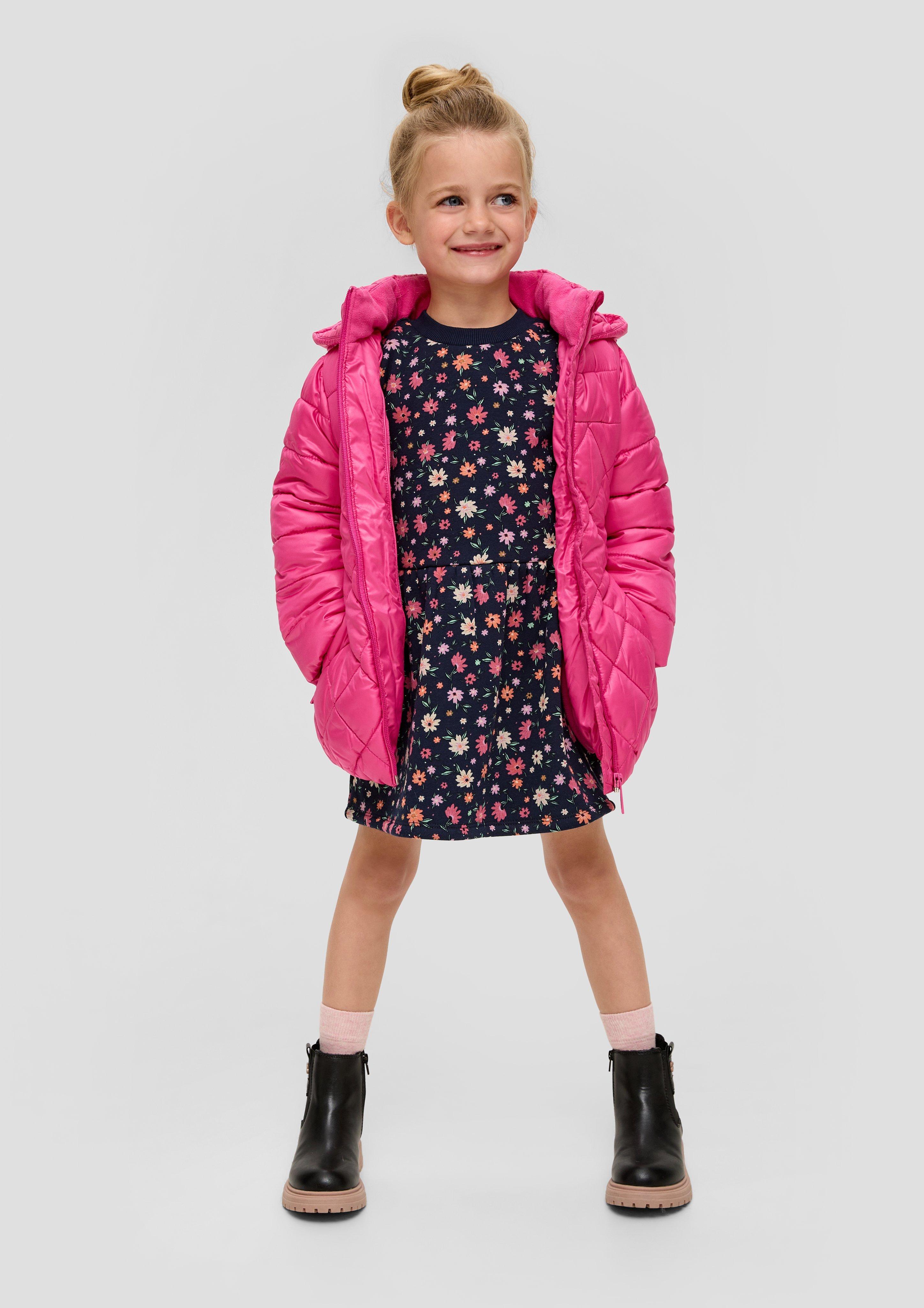 Steppjacke mit Textilgürtel  2132183-4470