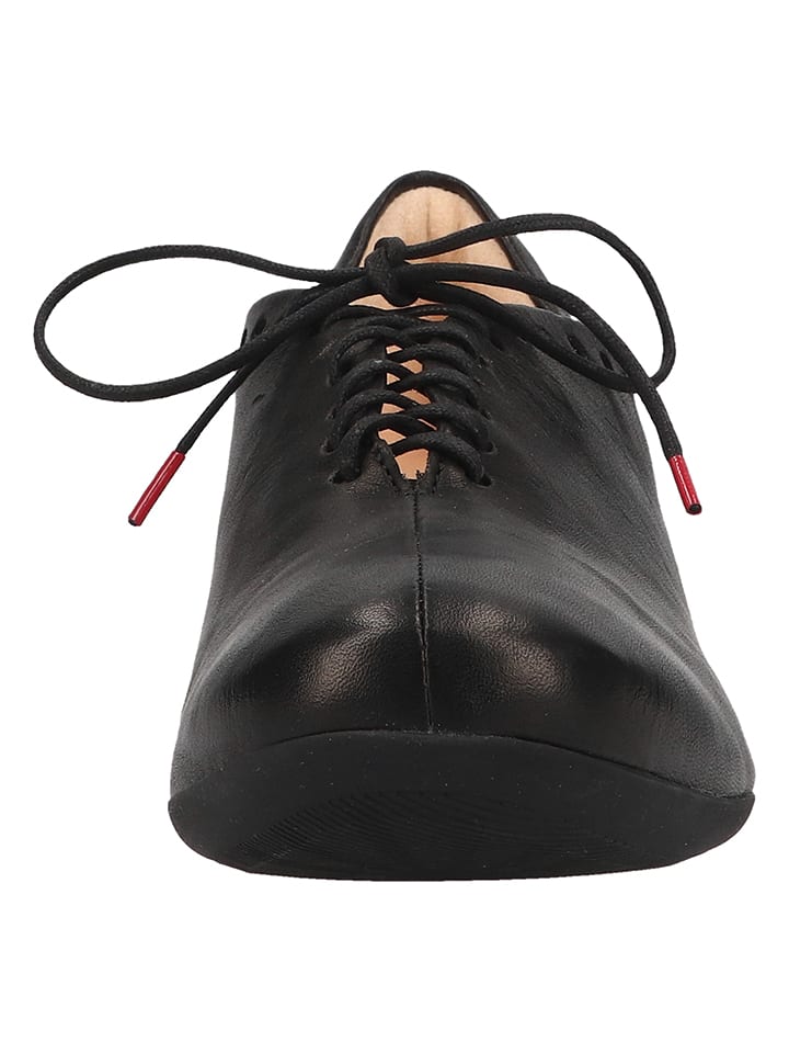 Think! Leder-Schnürschuhe in Schwarz günstig kaufen