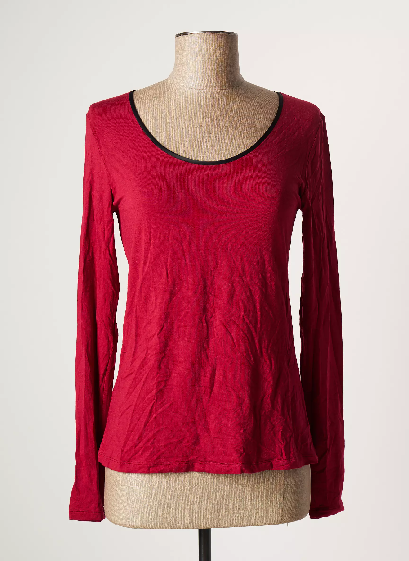 Kolle Serre Tshirts Femme couleur rouge