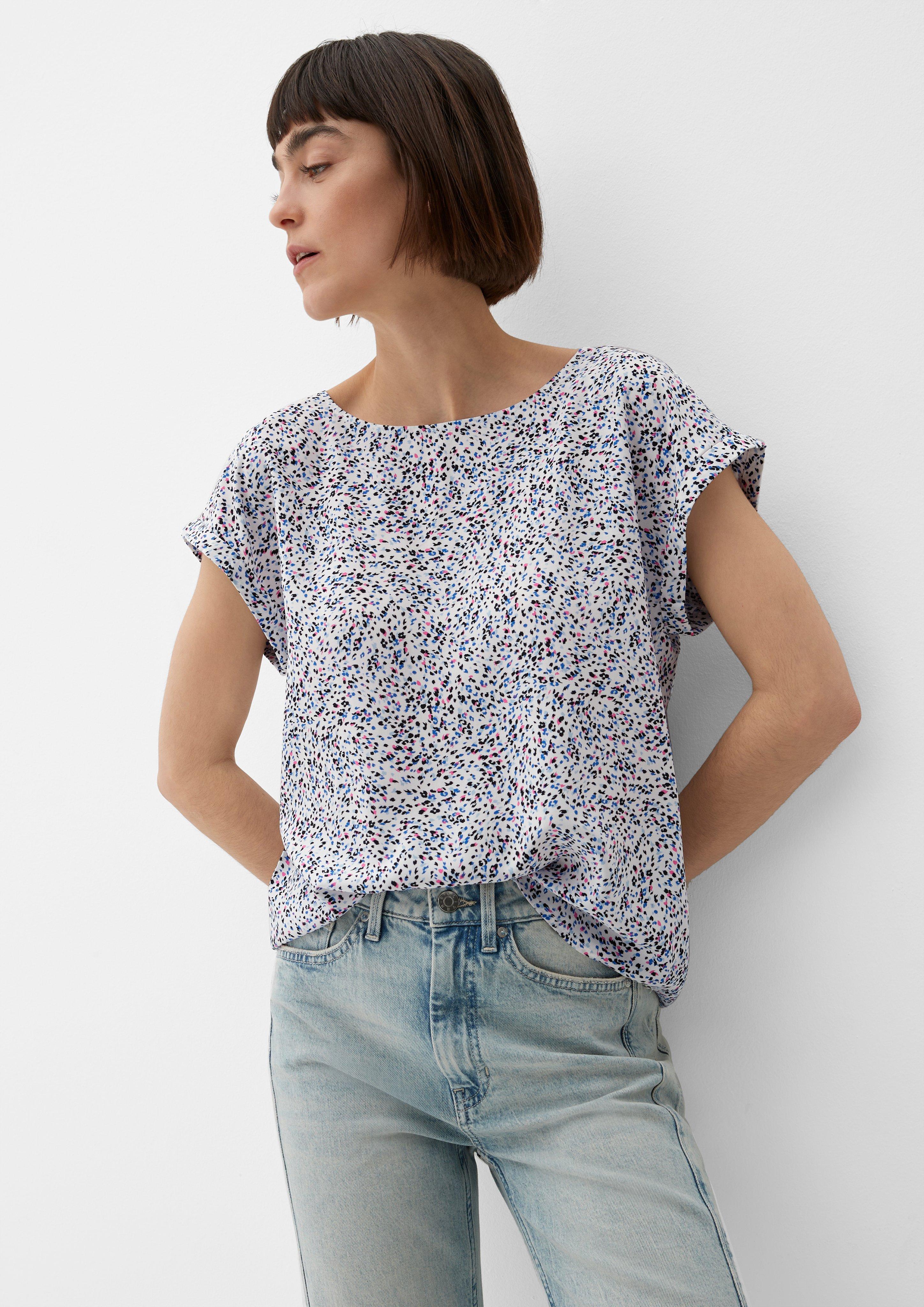 Viskosebluse mit Rückenausschnitt  2132617-02B6