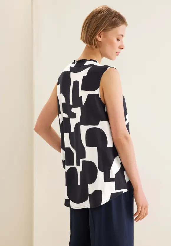 Street One Ärmellose Printbluse
