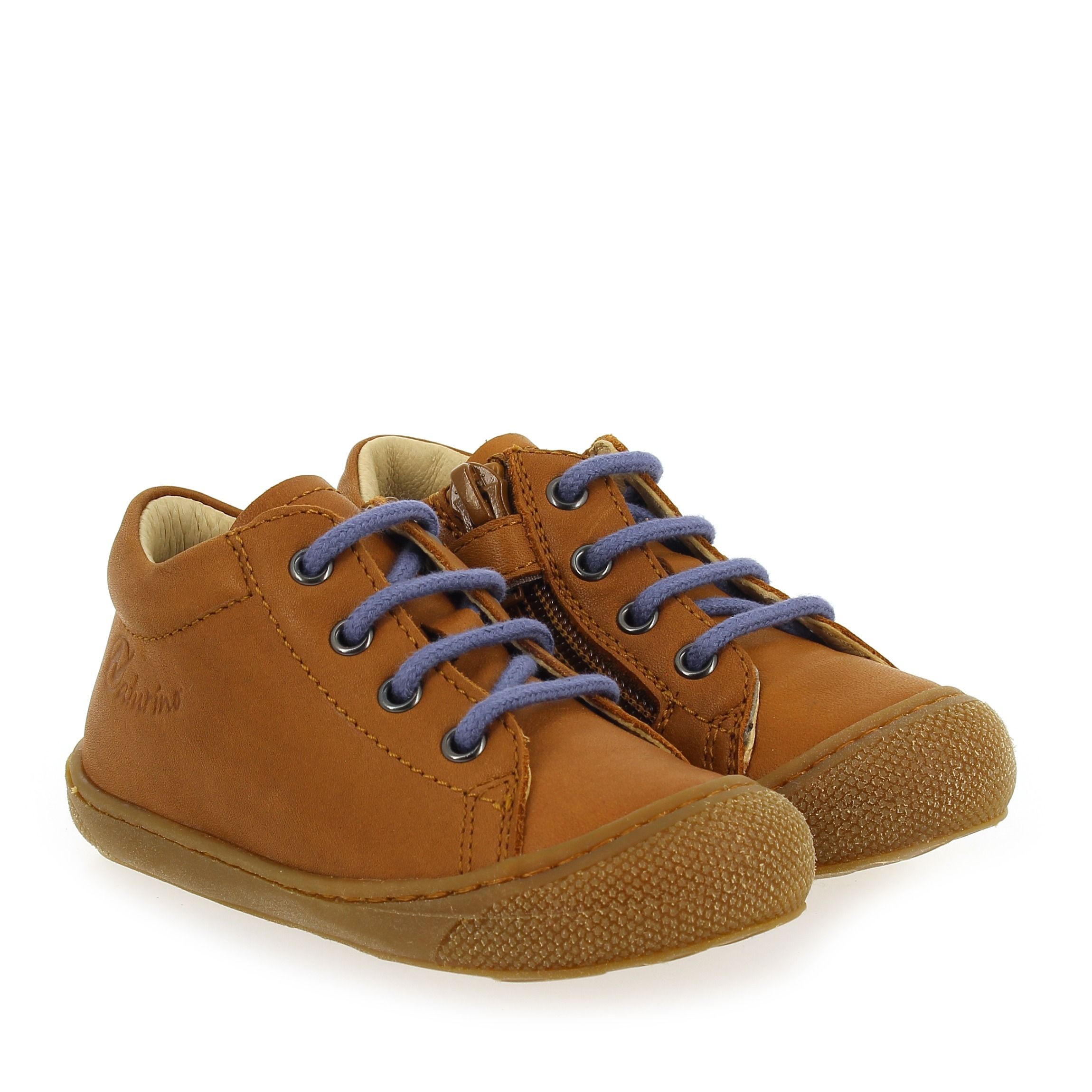 Naturino  COCOON ZIP NAPPA BOY - Cognac