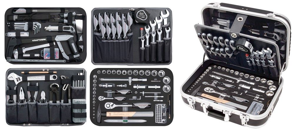 Coffret à outils Kraftwerk 1050NL rempli de 230 pièces