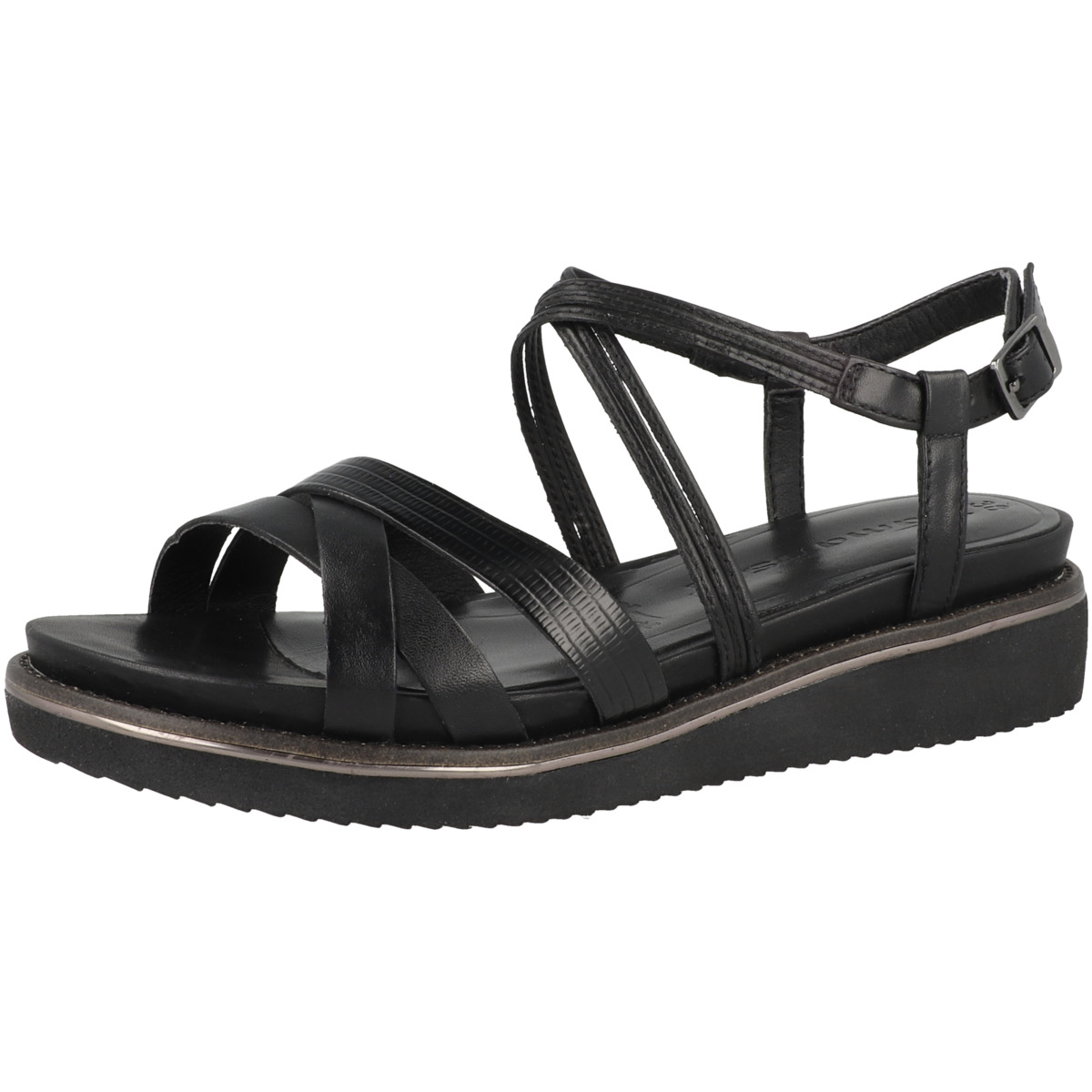 Tamaris 1-28277-28 Keilsandale schwarz