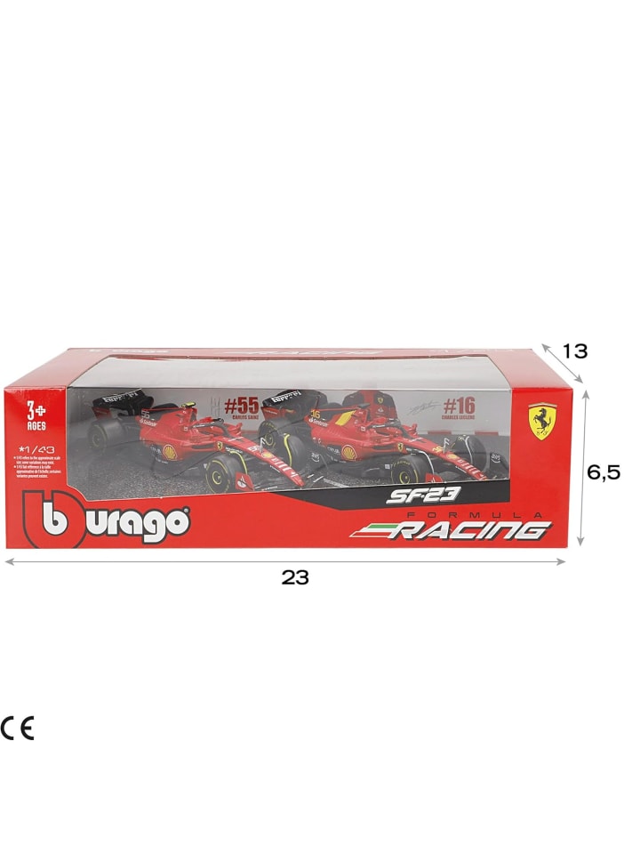 Bburago Modellauto - Ferrari S-24 2er-Set Maßstab 1:43 in mehrfarbig günstig kaufen onesize