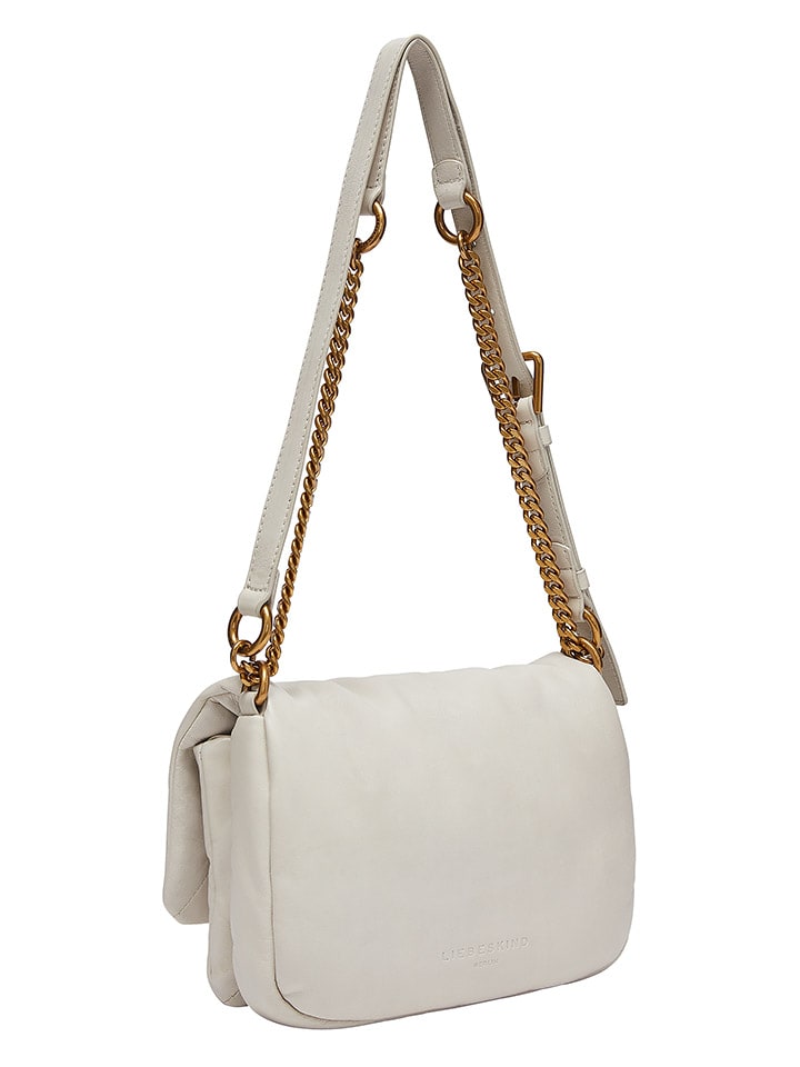LIEBESKIND BERLIN Leder-Umhängetasche in Weiß - (B)21 x (H)14 x (T)6 cm günstig kaufen onesize