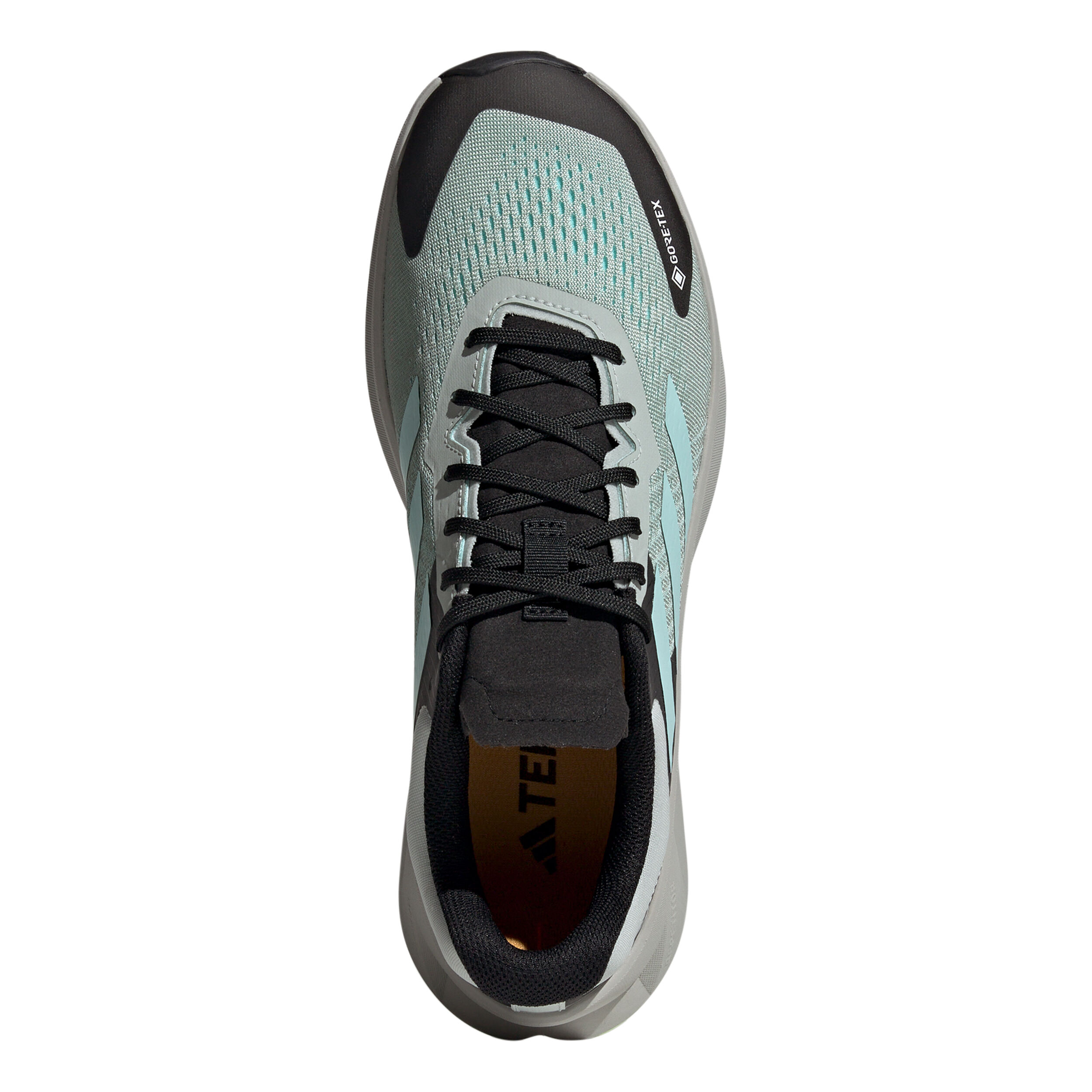 Terrex Soulstride Flow GTX Trailschuh Herren - Grau, Limette