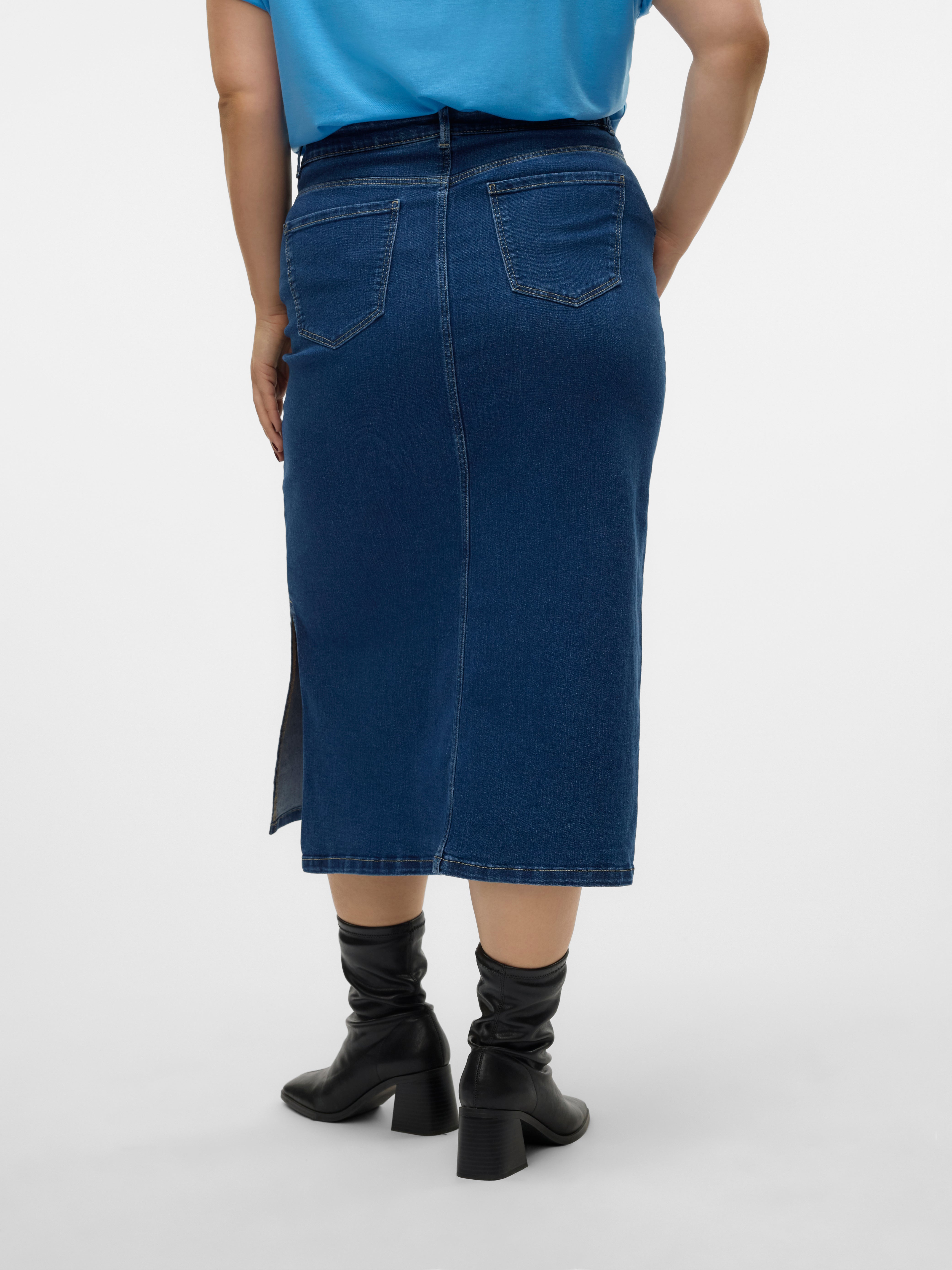 VMCSERENA Hohe Taille Langer Rock