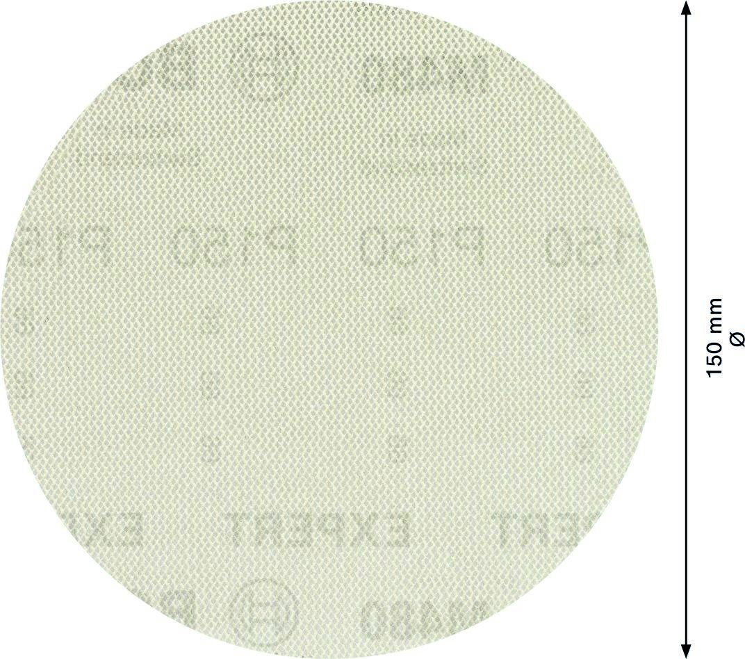 Bosch Blue Zubehör 2608900692 Expert M480 Schleifgewebe für Exzenterschleifer 150 mm, K150 5-teilig