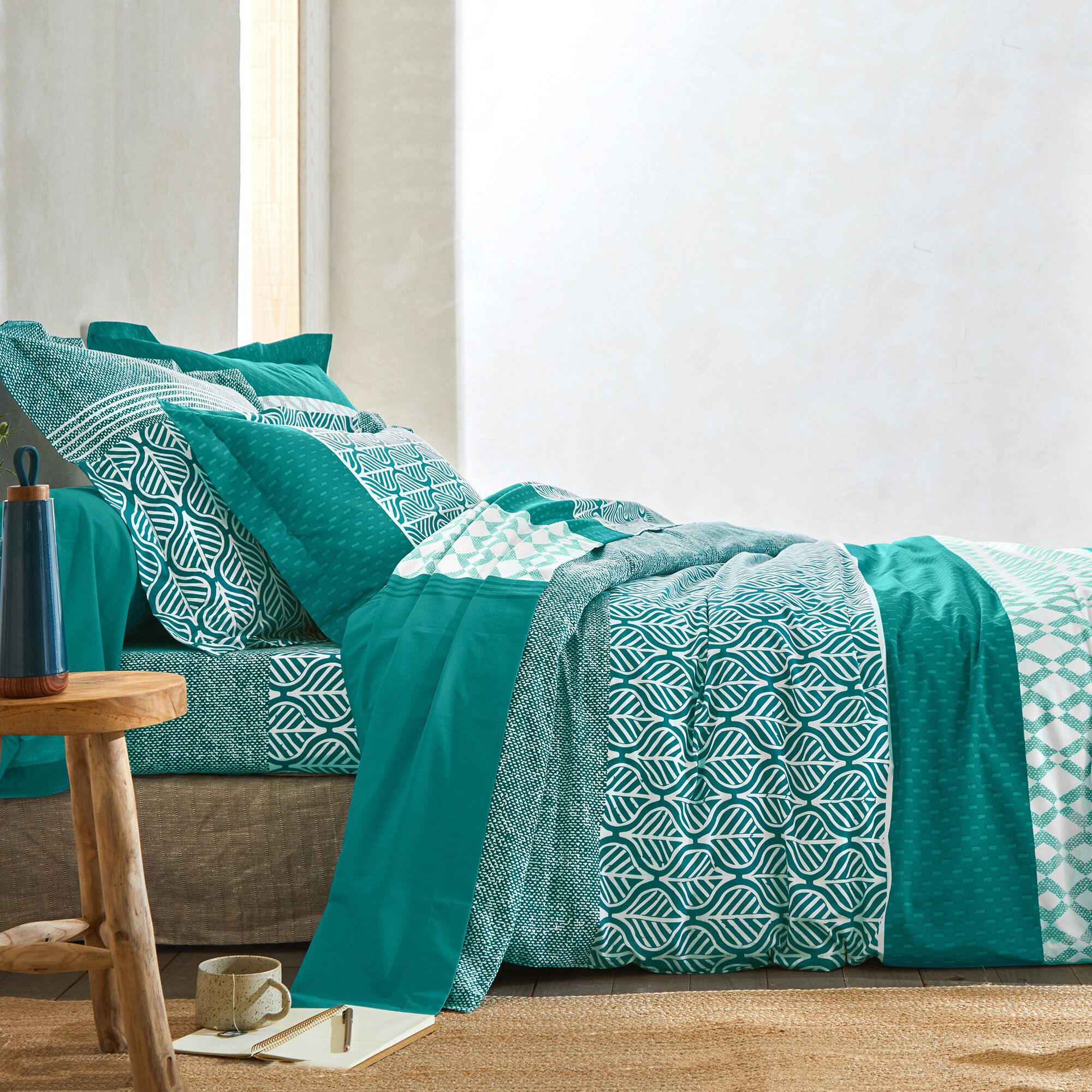 Linge de lit Tommy imprimé géométrique