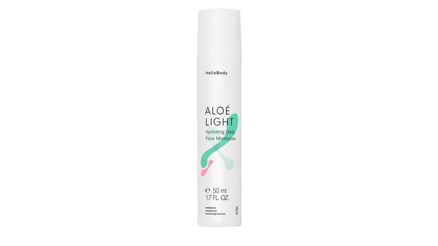 HelloBody Feuchtigkeitsspendende Tagespflege Aloé Light 50 ml
