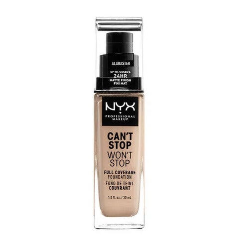 Fond de ten cu acoperire completă NYX Professional Makeup Can't Stop Won't Stop Nutmeg 30 ml