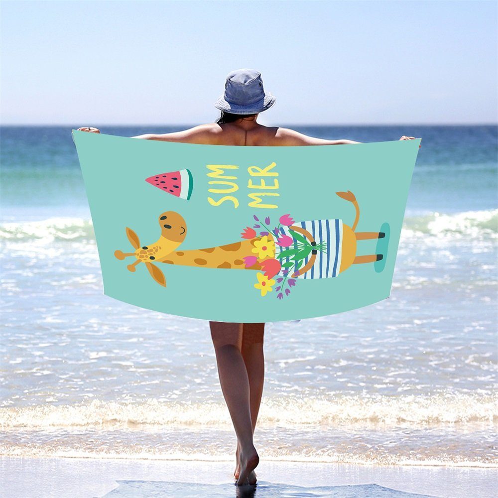 Pinoyden Strandtücher Strandtücher Damen Strandmatte Schnelltrocknend Sommer Schwimmhandtuch