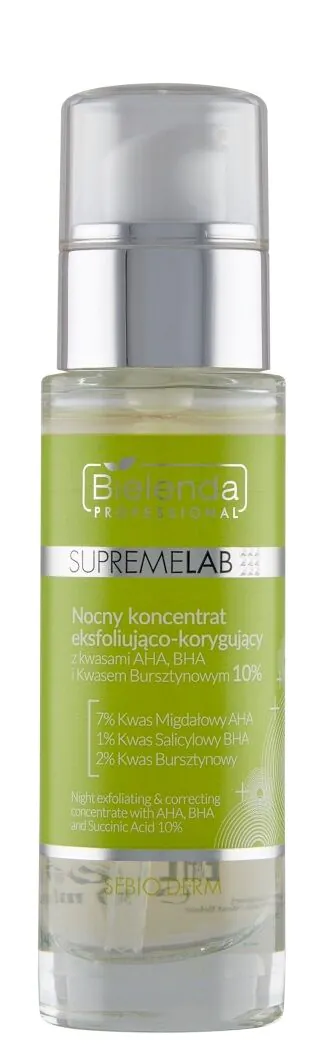 Bielenda Professional Supremelab Sebio Derm Nacht Exfoliërend en Corrigerend Concentraat