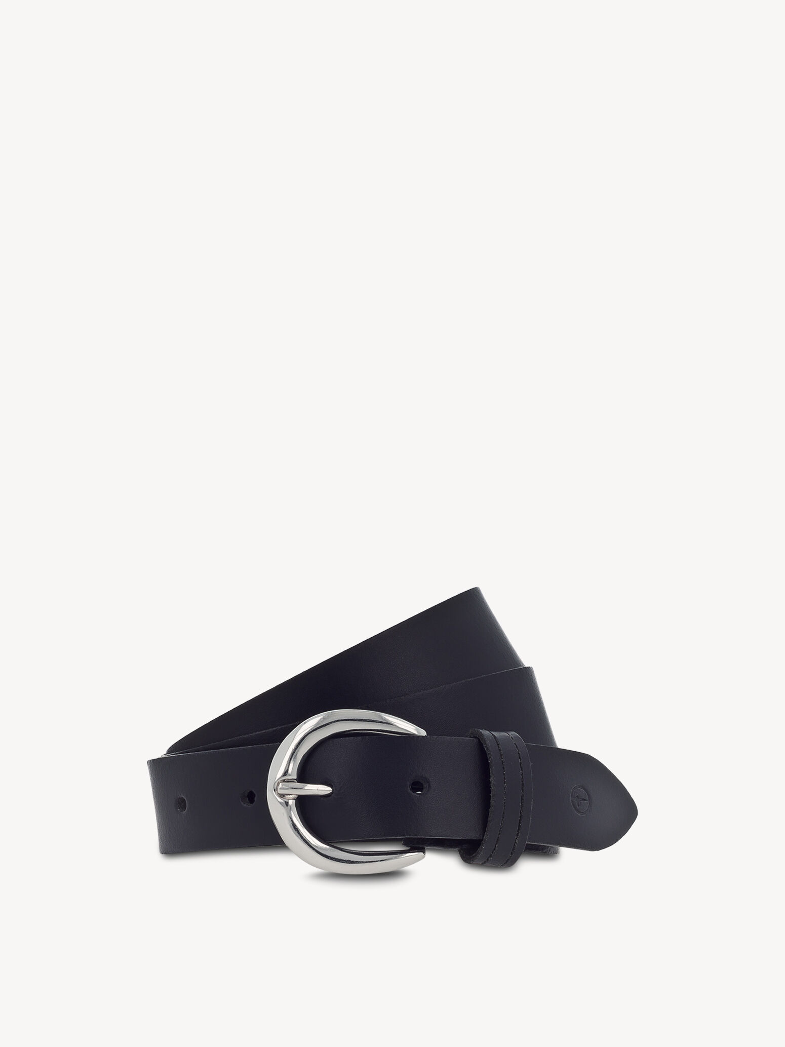 Ceinture en cuir - noir