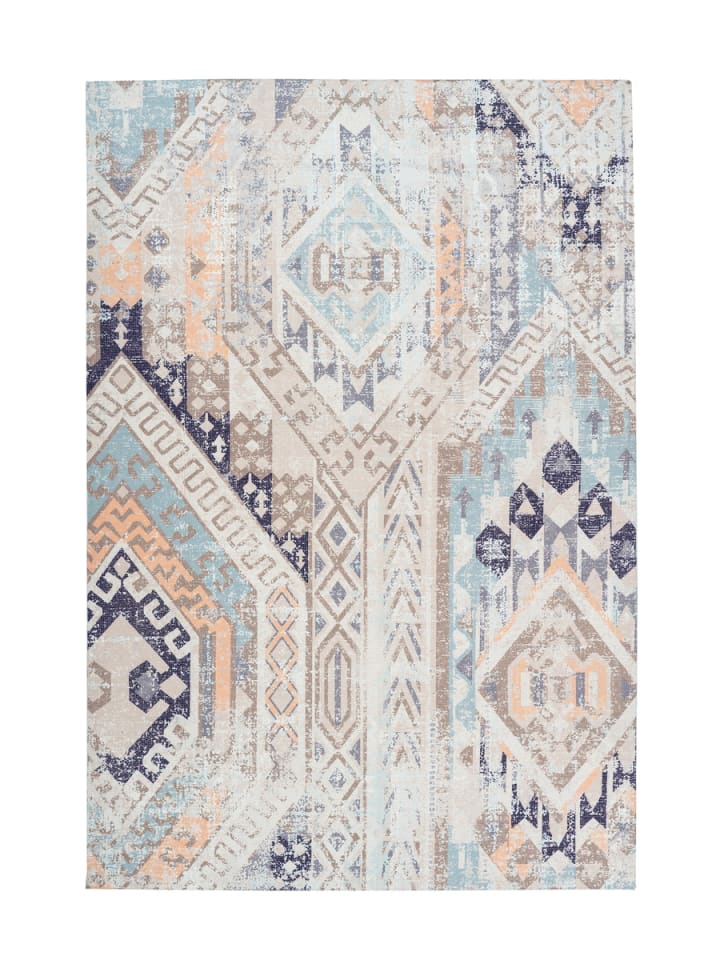 Arte Espina Teppich Zenaide in Multi / Blau günstig kaufen