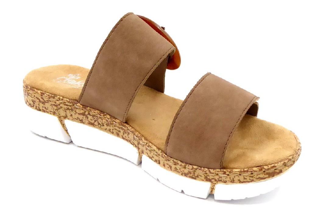 RIEKER Komfort Sandalen grau
