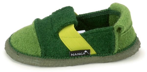 Nanga ~ Schurwoll Hausschuh ~ Berg (grün)