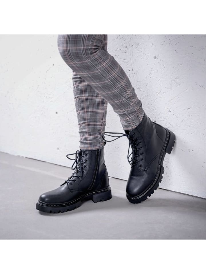 palado Schnürstiefeletten in Schwarz günstig kaufen