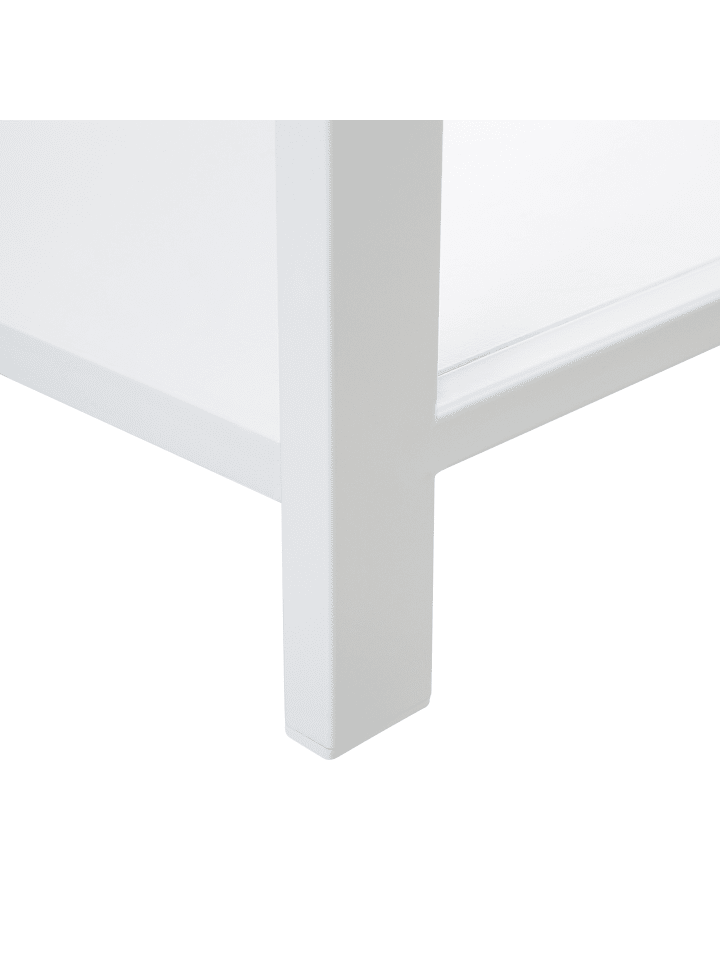 Beliani Bücherregal BOGOTA in Heller Holzfarbton/Weiß - (W) 35 x (H) 165 x (L) 35 cm günstig kaufen onesize