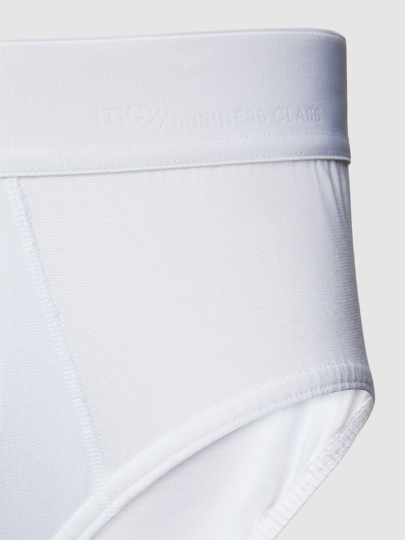 Pants mit elastischem Bund in weiß