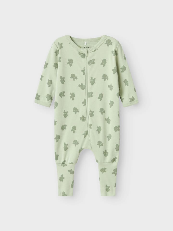 name it 2er Pack Schlafstrampler NBMNIGHTSUIT ZIP ELEPHANT in sea foam günstig kaufen