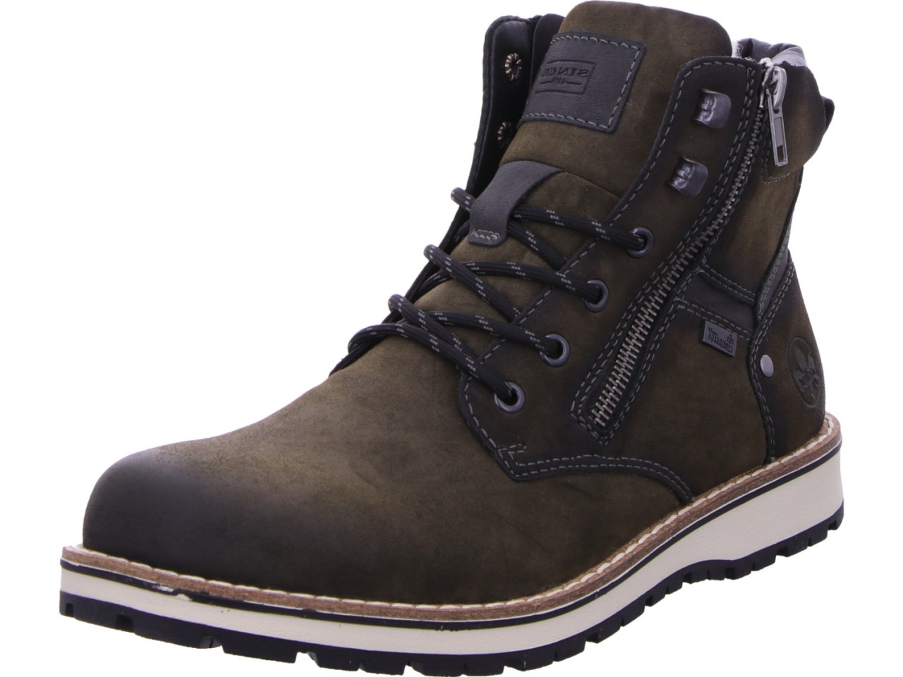 RIEKER Stiefeletten grün Newa
