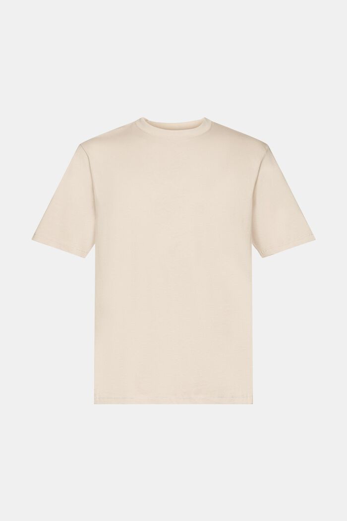 Baumwoll-T-Shirt mit Rundhalsausschnitt