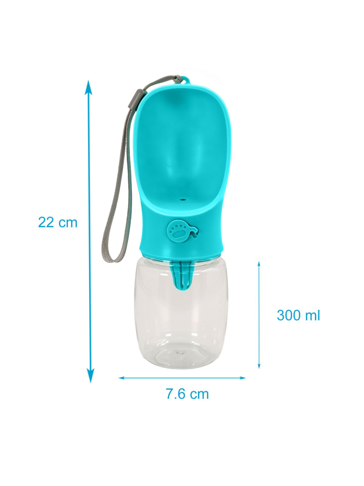 Intirilife Hunde Trinkflasche in Blau günstig kaufen onesize
