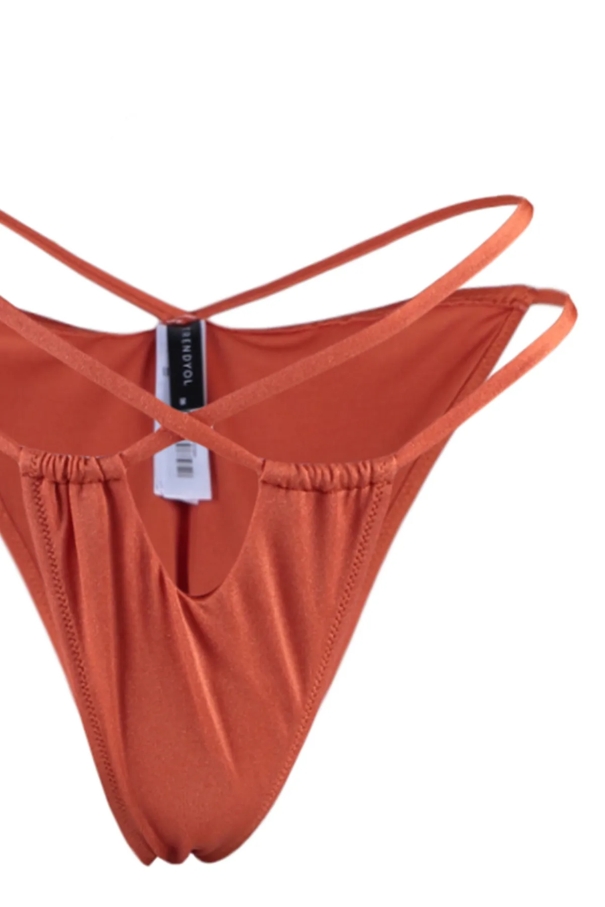 Trendyol Collection  Zimttunnel-Bikinihose mit hohem Beinausschnitt TBESS22BA0159