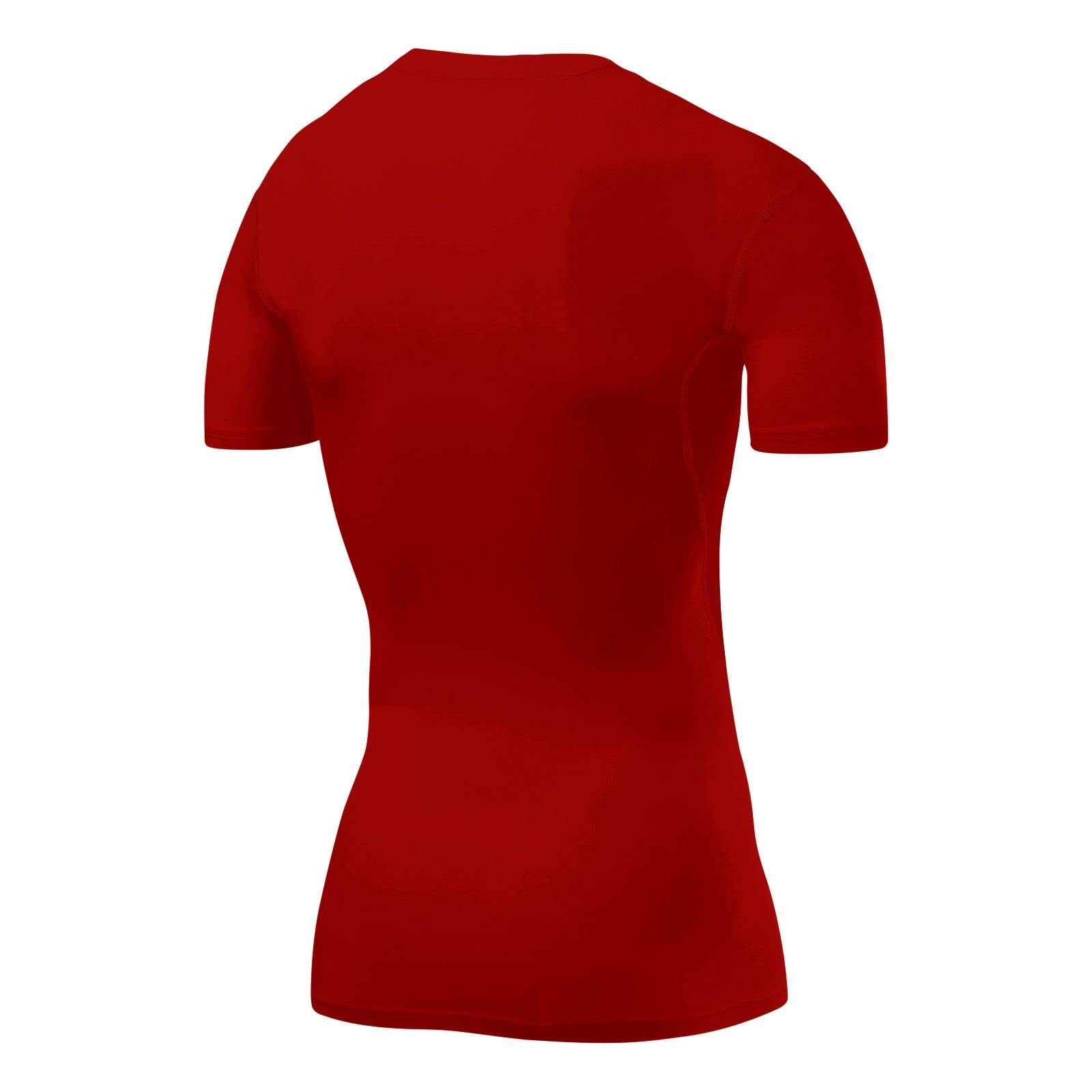 TCA Funktionsunterhemd TCA Herren HyperFusion Sportshirt, kurzärmlig, elastisch - Rot