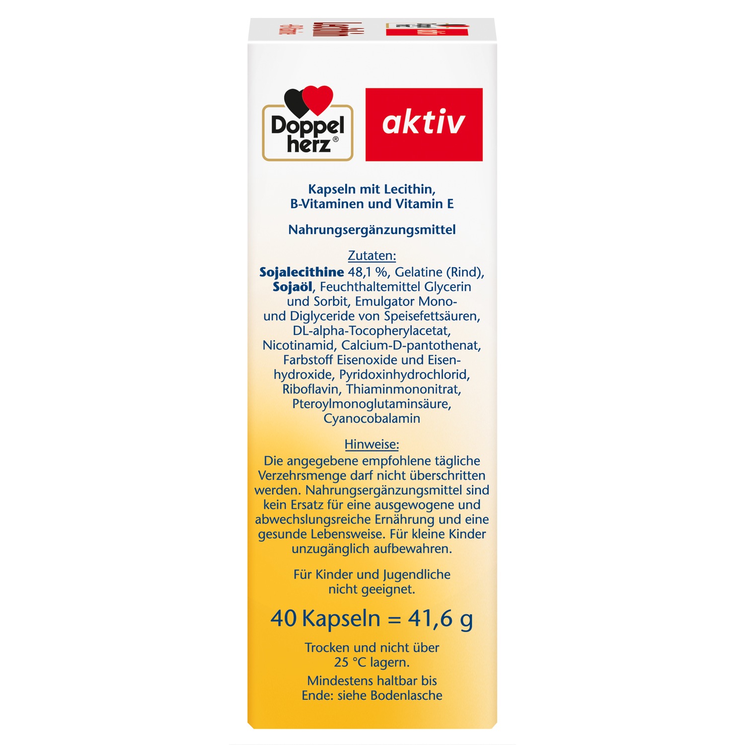 Lecithin+B-Vitamine Kapseln