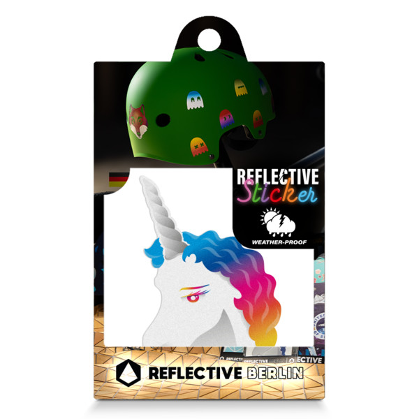 REFLECTIVE STICKER UNICORN - Fahrradzubehör